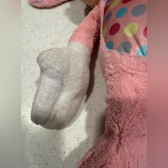 Disney's Minnie Mouse Easter Bunny Large 18” Plush Stuffed Animal Toy! Pink! - Picture 9 of 12